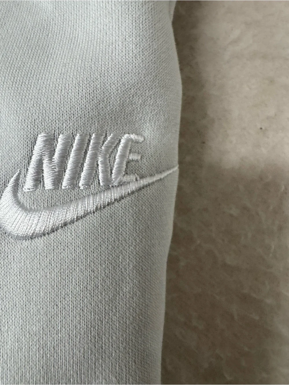 Nike Kids Crewneck Sweatshirt and Joggers Set in Light Beige - Picture 5 of 15